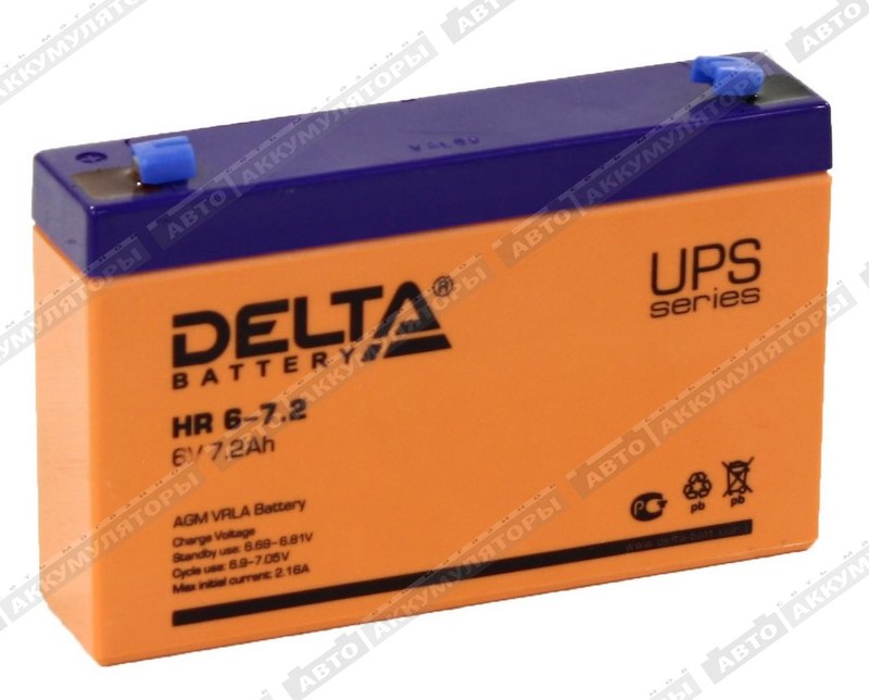 Аккумулятор тяговый Delta HR 6-7,2 7,2 Ач