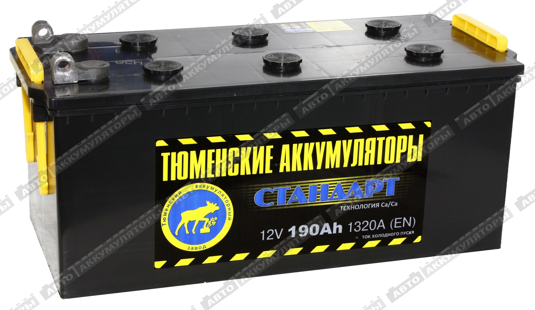 Грузовой аккумулятор Тюмень 6СТ-190L Standard (болт)