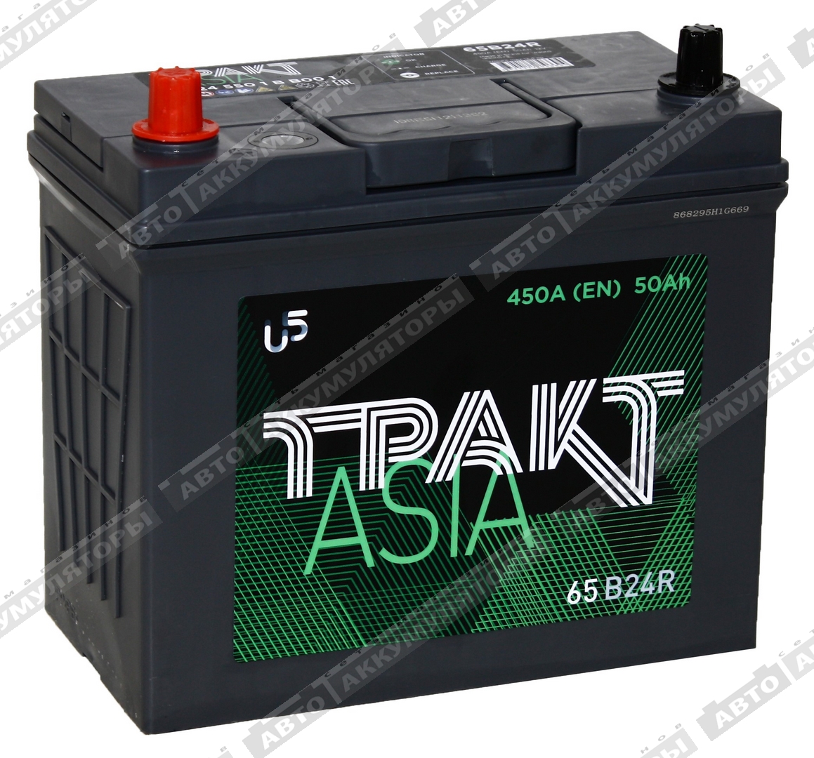 Тракт 6СТ-50.1 VL (65B24R) (Китай) 50 Ач